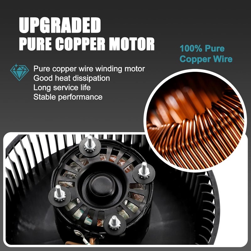 Criditpid QTR070, QTR080, S-97016621 Fan Motor for Broan Nutone QTN80L, QTN80L-A, QTRN080, QTR070L, QTR080L, QTR080F, QTRN080F, QTRN080L Bathroom Exhaust Fan, S97016621, 99080568 Replacement Motor - Image 5